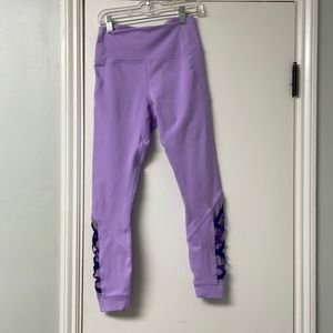 Fabletics purple powerhold legging sz Xsmall